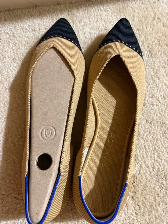 Rothy's The Point II flats in the Camel Captoe colorway size 9.5 - Picture 4 of 11